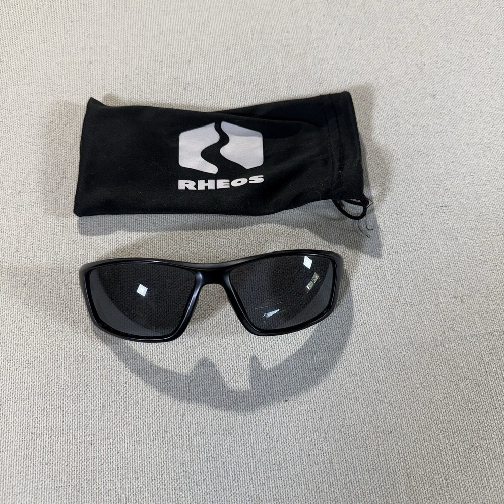 Rhoeos Sunglasses Lense & Frame ONLY Replacement Black Frames Gray Lens Floating